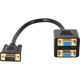 De Tech Μετατροπέας VGA male σε VGA 2x female (18181)