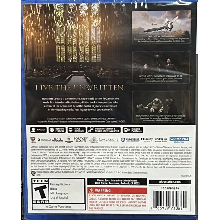 Hogwarts Legacy PS4 Game