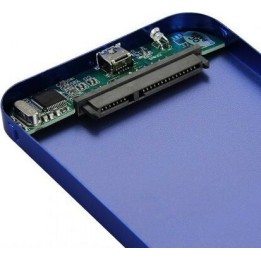 Θήκη για Σκληρό Δίσκο 2.5" SATA III με σύνδεση USB2.0 σε Μπλε χρώμα(17313)