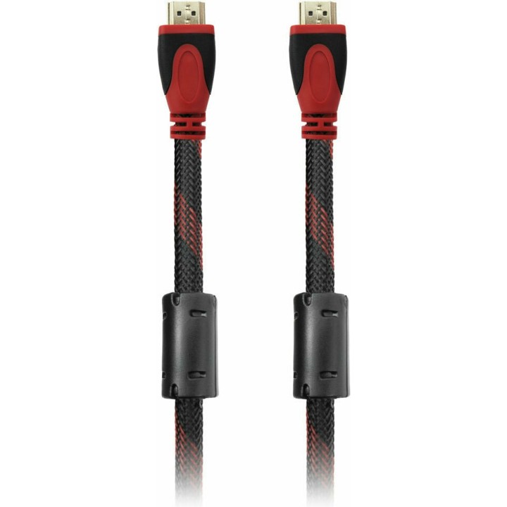 Καλώδιο, DeTech, HDMI - HDMI M / M, 30m, πλεγμένο, Με φερρίτη - 18313
