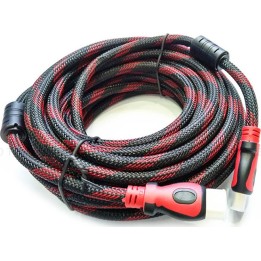 Καλώδιο, DeTech, HDMI - HDMI M / M, 30m, πλεγμένο, Με φερρίτη - 18313