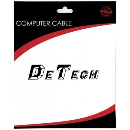 De Tech Optical Audio Cable TOS male - TOS male Μαύρο 10m (18357)