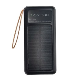 Viaking Y179 Ηλιακό Power Bank 10000mAh Μαύρο