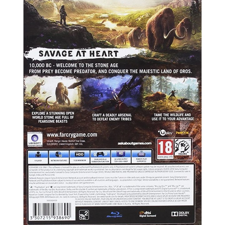 Far Cry Primal PS4 Games