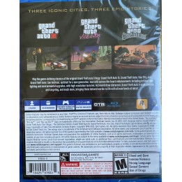 Grand Theft Auto: The Trilogy Definitive Edition PS4 Game