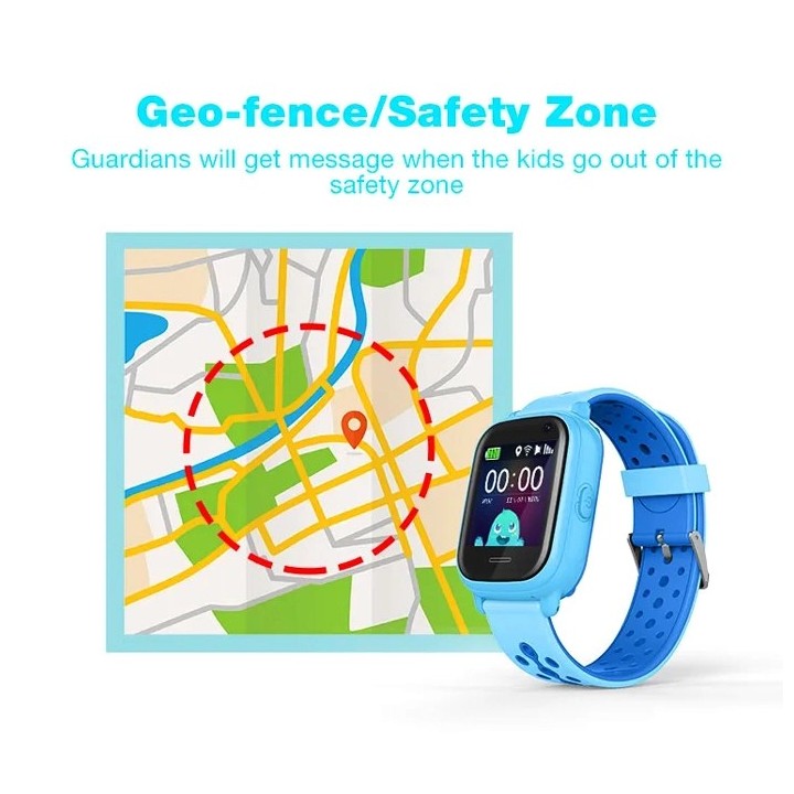 INTIME GPS smartwatch για παιδιά IT-056, 1.33", camera, 2G, IPX7, ροζ