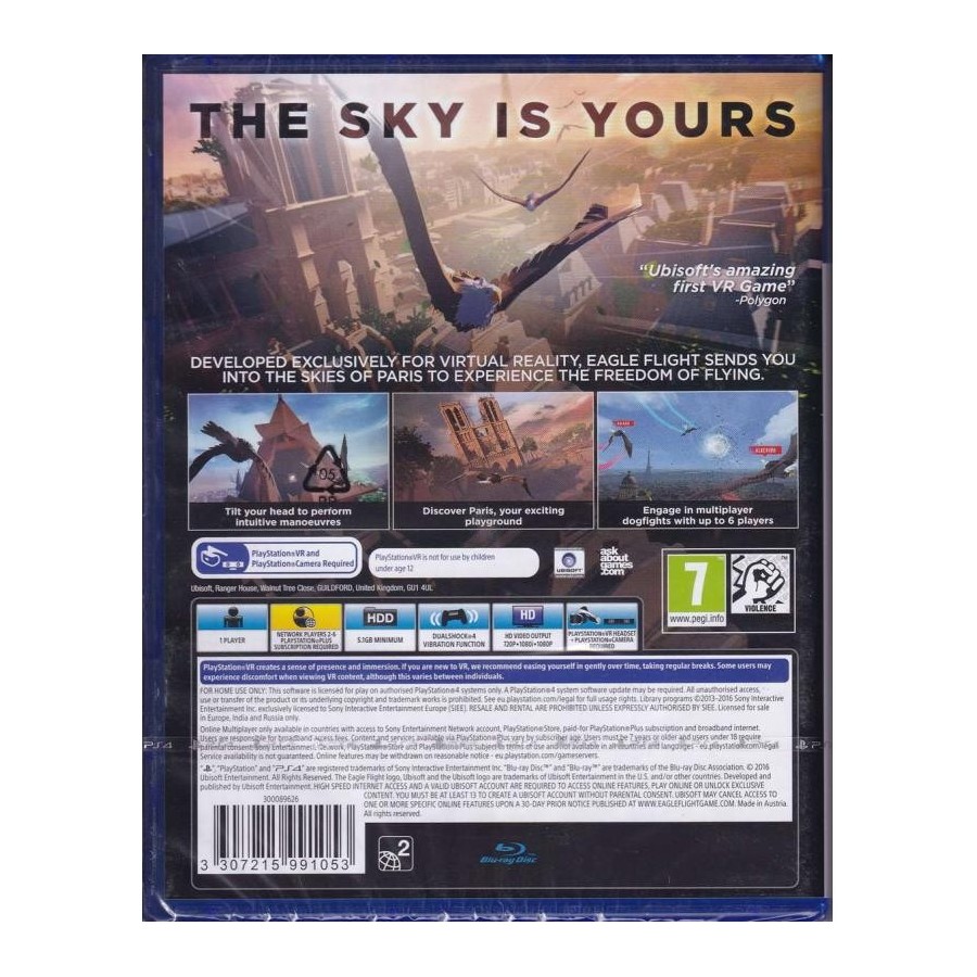 EAGLE FLIGHT (FOR PLAYSTATION VR) /PS4 GAMES