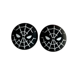 Spiderman Mask Silicone Analog Thumb Grip Stick Cover for PS/Xbox Black