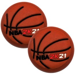 NBA 2K21 Silicone Analog Thumb Grip Stick Cover for PS/Xbox χρώμα Καφέ