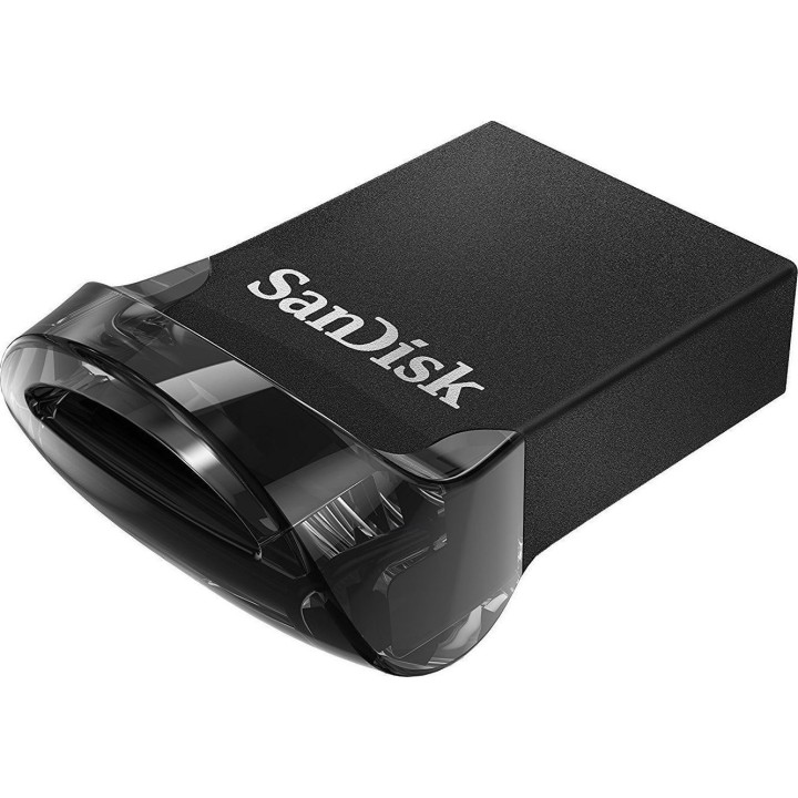 Sandisk Ultra Fit 128GB USB 3.2 Stick Μαύρο