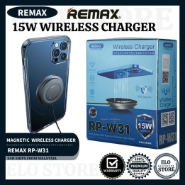 Remax Ασύρματος Φορτιστής (Qi Pad) 15W Μαύρος (RP-W31)