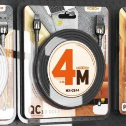Moxom USB 2.0 Cable USB-C male - USB-A female Μαύρο 4m (MX-CB44)