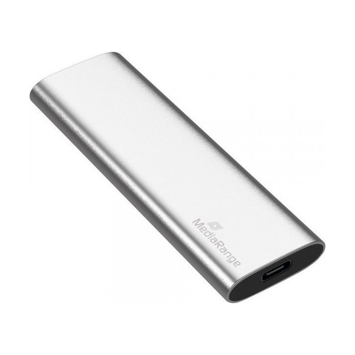 MediaRange Εξωτερικός Σκληρός Δίσκος SSD USB Type-C 240GB (Silver) (MR1101)