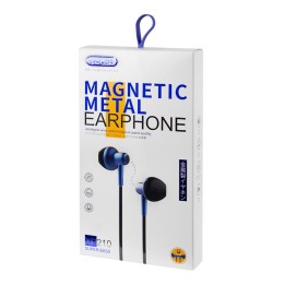 Yookie XP-210 In-ear Handsfree με Βύσμα Lightning Blue(20649)