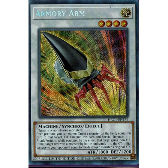 Yugioh Armory Arm Secret...