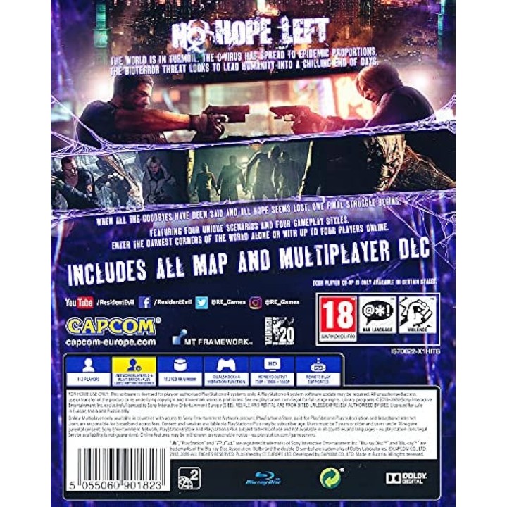 Resident Evil 6 (PS4 GAMES)