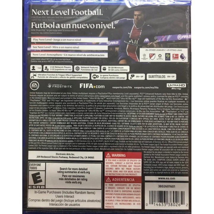 FIFA 21 Next Level Edition PS5 Game