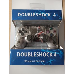 Doubleshock Ασύρματο Gamepad για PS4 God Of War Γκρι