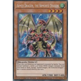 Armed Dragon, the Armored Dragon - HAC1-EN173 - Secret Rare Limited Edition Μονή Κάρτα
