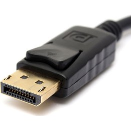 DisplayPort male - HDMI female Μετατροπέας DP σε HDMI Μαύρο (18219)