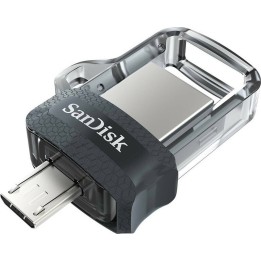 Sandisk Ultra Dual Drive M3.0 32GB USB 3.0 Stick με σύνδεση USB-A & micro USB-B Μαύρο