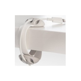 GRAB N GO SILICONE CABLE HOLDER WHITE GNG-154