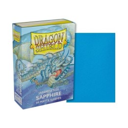 Dragon Shield Card Sleeves SAPPHIRE MATTE Small/Mini Size Japanese 60 Τεμάχια(ART11128)