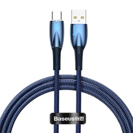 Baseus Glimmer USB 2.0 Cable USB-C male - USB-A 100W Μπλε 1m (BG-40481)