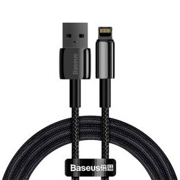 Baseus Tungsten Braided USB to Lightning Cable Μαύρο 1m (CALWJ-01)
