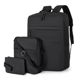 Τσάντα Πλάτης για Laptop 15.6" σε Μαύρο χρώμα 3in1(45312)