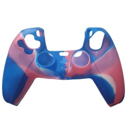 Silicone Case Skin Camouflage Blue-Red-White Κάλυμμα Σιλικόνης Χειριστηρίου - PS5 Controller