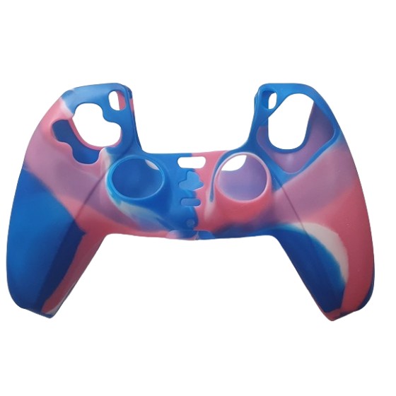 Silicone Case Skin Camouflage Blue-Red-White Κάλυμμα Σιλικόνης Χειριστηρίου - PS5 Controller