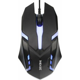 Ποντίκι USB Mixie X3, Οπτικό, 3D  Μαύρο - 722
