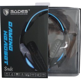SADES Gaming Headset Snuk, USB, 7.1CH με 40mm ακουστικά