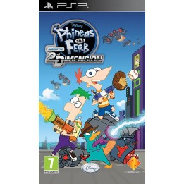 Phineas And Ferb Across The 2nd Dimension Essentials Edition PSP Game (Used-Μεταχειρισμένο) χωρις κουτάκι