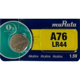 Murata Αλκαλική Μπαταρία Ρολογιών LR44 1.5V 1τμχ