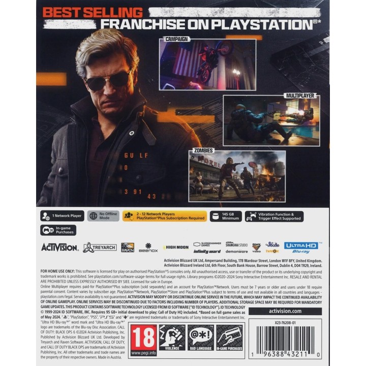 Call of Duty: Black Ops 6 PS5 Game