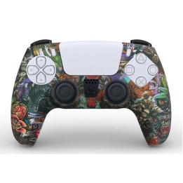 Αντιολισθητική προστατευτική θήκη για Sony Playstation 5 Ελεγκτή DualSense Multicolor Jungle-Beast σχέδιο