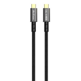 DeTech USB 3.2 Cable USB-C male - USB-C 100W Μαύρο 1m (40345)