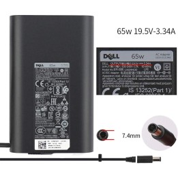 Dell Φορτιστής Γνήσιος Laptop 65W 19.5V 3.34A με Αποσπώμενο Καλώδιο