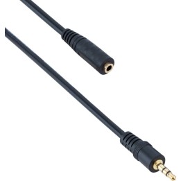 Καλώδιο Ήχου 3 Μέτρα Stereo 3.5MM Plug To Jack Mf Nickle Προέκτασης