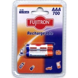 Fujitron Επαναφορτιζόμενες Μπαταρίες AAA Ni-MH 700mAh 1.2V 2τμχ