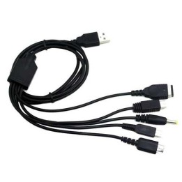 5in1 USB cable compatible for 3DS / NDSi / NDSL / GBA SP / PSP / Wii U