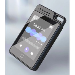 RUIZU MP3 player C1 με οθόνη αφής 2.4", 64GB, ελληνικό μενού, μαύρο