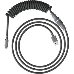 HyperX Spiral USB 2.0 Cable USB-C male - USB-A Γκρι