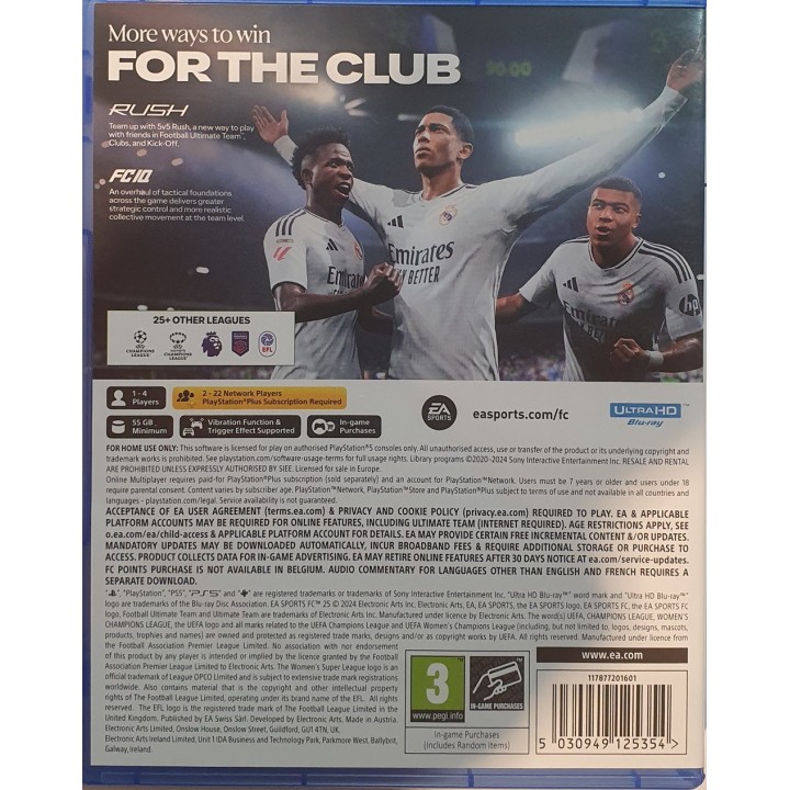EA Sports FC 25 PS5 Game Used-Μεταχειρισμένο