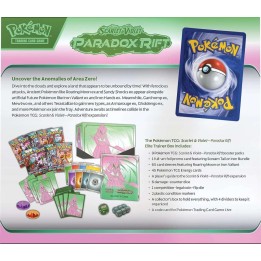 Pokemon Scarlet & Violet Paradox Rift Elite Trainer Box Iron Valiant Pokémon Φακελάκια