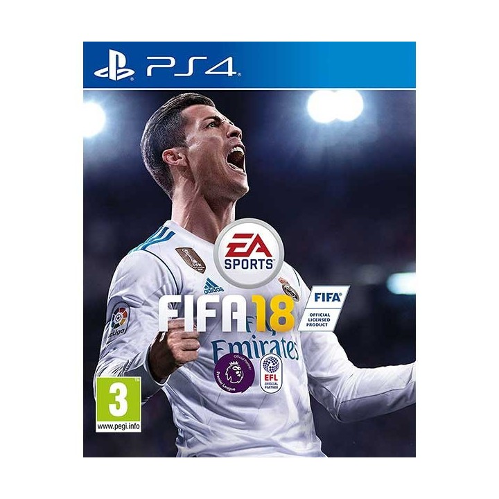 FIFA 18 PS4 GAMES Used-Μεταχειρισμένο (Disk Only)