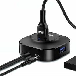 Earldom USB 2.0 Hub 4 Θυρών με σύνδεση USB-A(HUB06)