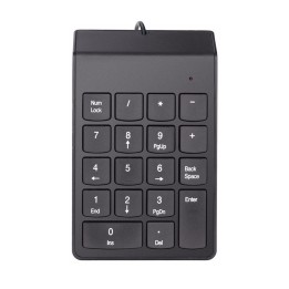 Πληκτρολόγιο Ενσύρματο USB Mini K2, Num pad, Μαυρο(6185)